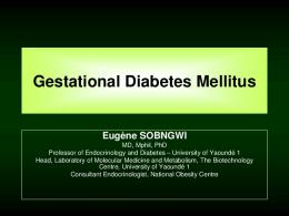 Gestational Diabetes Mellitus