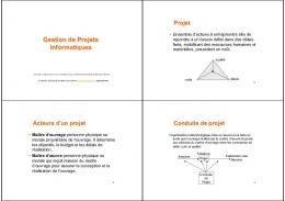 Gestion de Projets Informatiques