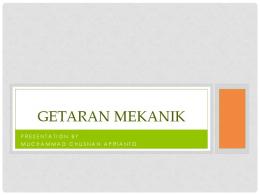 Getaran Mekanik - WordPress.com