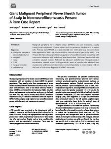 Giant Malignant Peripheral Nerve Sheath Tumor of