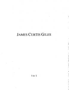 Giles, James Curtis