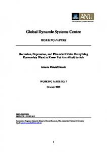 Global Dynamic Systems Centre