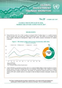 global fdi flows slip in 2016 - Unctad