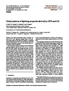 Global patterns of lightning properties derived by OTD and LIS