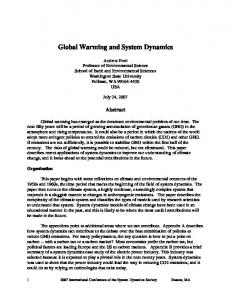 Global Warming and System Dynamics