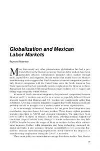 Globalization and Mexican Labor Markets - CiteSeerX