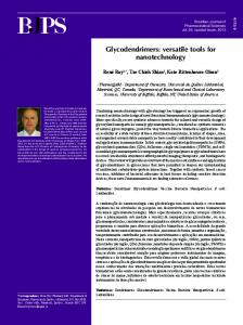 Glycodendrimers - Revistas USP