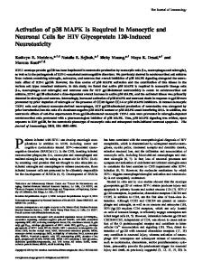 Glycoprotein 120-Induced Neurotoxicity Monocytic and Neuronal Cells ...