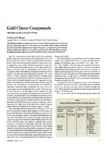 Gold cluster compounds - Springer Link