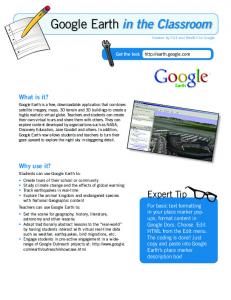 Google Earth in the Classroom