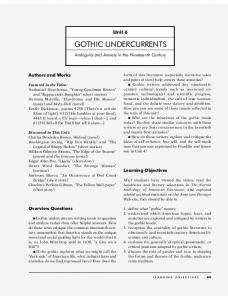 GOTHIC UNDERCURRENTS