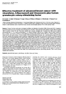granulocyte colony-stimulating factor - BioMedSearch