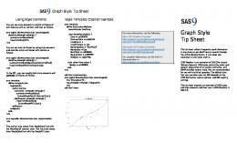 Graph Style Tip Sheet