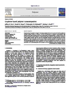 Graphene-based polymer nanocomposites