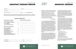 GRAPHIC DESIGN MINOR GRAPHIC DESIGN