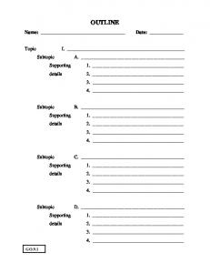 graphic organizers - Project WRITE