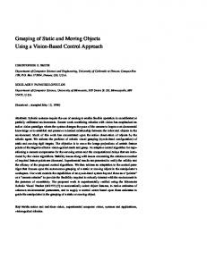 Grasping of Static and Moving Objects Using a Vision ... - CiteSeerX