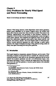 Grey Predictors for Hourly Wind Speed and Power Forecasting