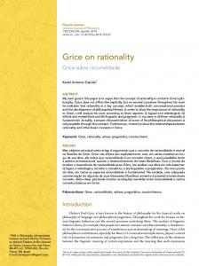 Grice on rationality