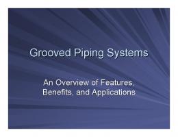 Grooved Piping Systems