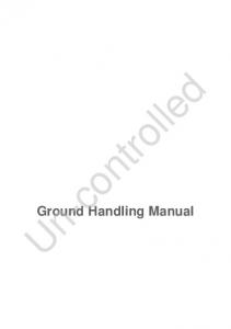 Ground Handling Manual