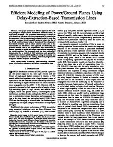 Ground Planes Using Delay-Extraction