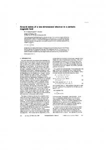 Ground states of a two-dimensional electron in a periodic magnetic field