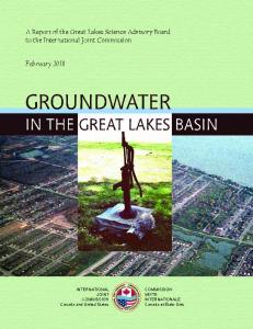 Groundwater in the Great Lakes Basin, 2010