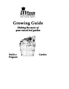 Growing Guide - The Food Project