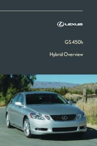 GS 450h Hybrid Overview - Lexus