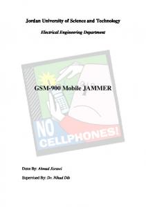 GSM-900 Mobile JAMMER