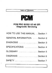 GT-40 Service Manual