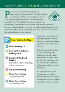 Guide to Parking in Downtown Kent - Kent State University Hotel ...