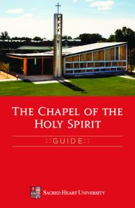 Guidebook for the Chapel of the Holy Spirit - Sacred Heart University