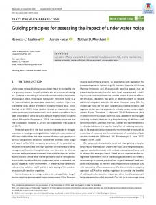 Guiding principles for assessing the impact of ... - BES journal - Wiley