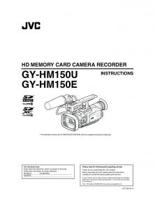 GY-HM150U GY-HM150E