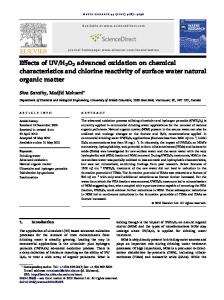 H2O2 advanced oxidation on chemical