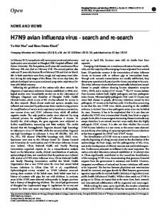 H7N9 avian influenza virus - Nature