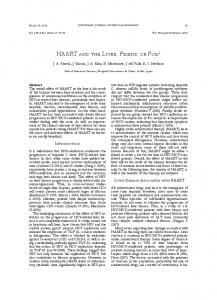 HAART And THE LIvER: FRIEnd oR FoE?