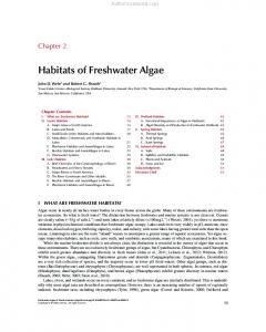 Habitats of Freshwater Algae