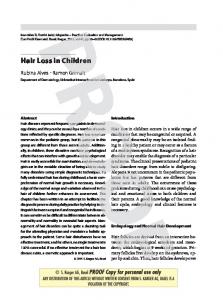 Hair Loss in Children