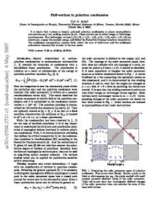 Half-vortices in polariton condensates