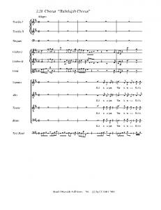 Hallelujah Chorus Full Score