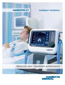 HAMILTON-C1 Brochure - Hamilton Medical