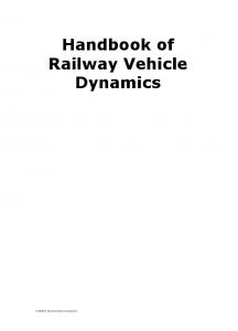 Handbook of Railway Vehicle Dynamics