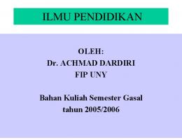 handout - ILMU PENDIDIKAN.pdf - Staff UNY