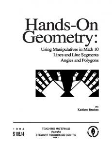 Hands-On Geometry