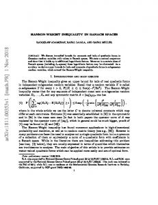 Hanson-Wright inequality in Banach spaces