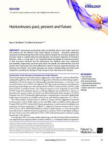 Hantaviruses: past, present and future