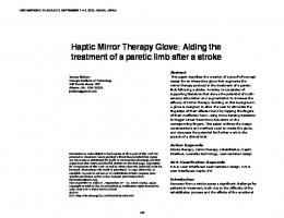 Haptic Mirror Therapy Glove